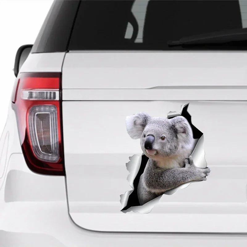 Car Sticker Koala Pet Animal Waterproof Vinyl Decal Car Accessories Decor