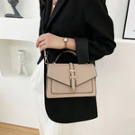 Load image into Gallery viewer, Fashion Handbag Ladies Solid Color Simple Crossbody Bag Women Stylish PU Leather Messenger Shoulder Bag Leisure Bag
