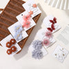 2pcs/set Girls Cute Flower Bow Star Solid Color Safe Nylon &knitting & Mesh Kids Hair Clips  Accessories Hairpins For Children