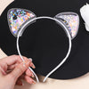 Transparent Quicksand Headbands For Children Kids Girls Fashion Glitter Sequin Teeth Hairbands Bezel Hair Hoops Hair Accessories