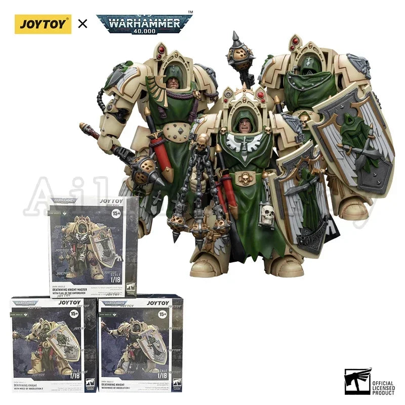 JOYTOY 1/18 Action Figure 40K Dark Angels Figures Azrael Anime Military Model