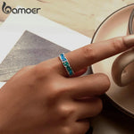 Load image into Gallery viewer, BAMOER 925 Sterling Silver Fairy Tale Rings, Little Prince and Fox Open Rings Unique Cute Jewelry Gifts for Women SCR1021
