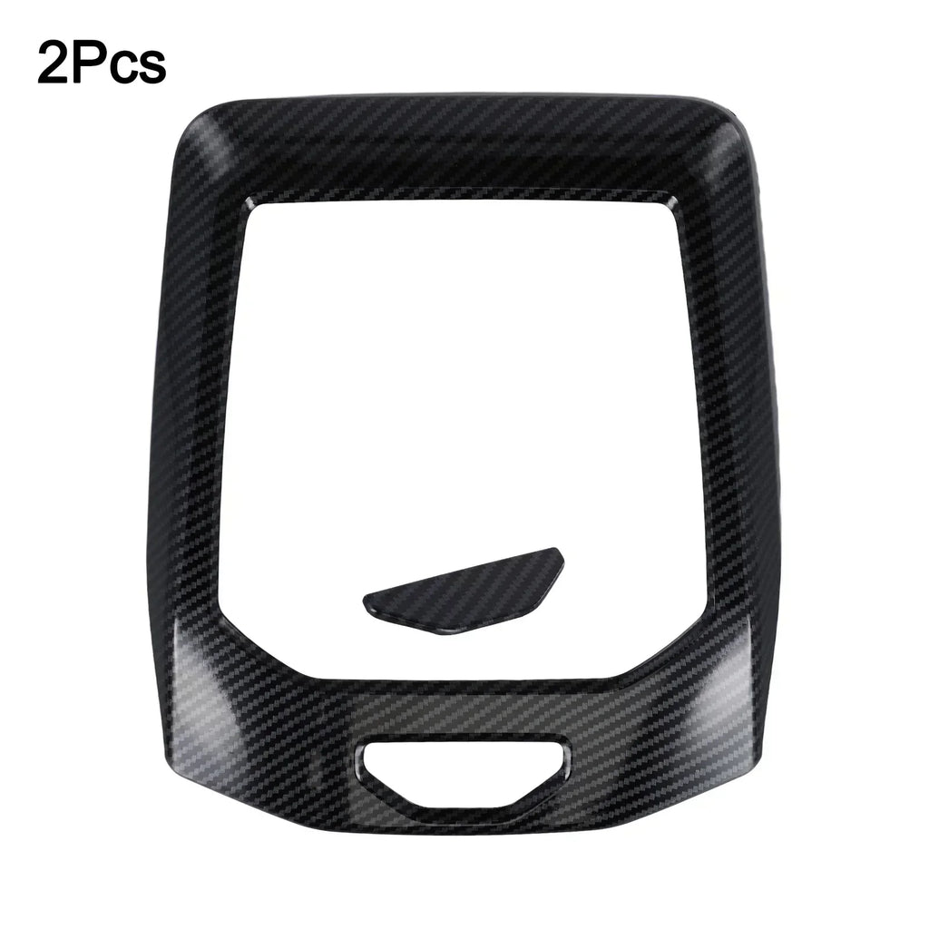 ABS Center Console Frame Trim Cover Fits For BMW 5 Series G60 2024 Carbon Fiber Color Car Styling Car Accessories