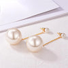 Stainless Steel Women Jewlery Aesthetic Pearl Dangle Earrings Hypoallergenic Earring Hot Sale Birthday Party Jewlery Gifts