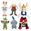 Kawaii Pokémon Sword and Shield Scorbunny Evolution Raboot Cinderace Plush Toys Sobble Grookey Stuffed Doll Rabbit Kid Xmas Gift