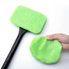 Car Window Brush Defogging Cleaner Windshield Wiper Microfiber Brush Automatic Towel Cleaning Tool With Handle Car Accessories