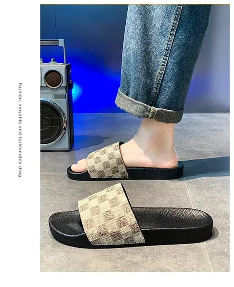 Summer Slippers For Men Women Eva Soft Bottom Slippers Indoor House Slides Flat Sandals Outdoor Beach Shoes Man