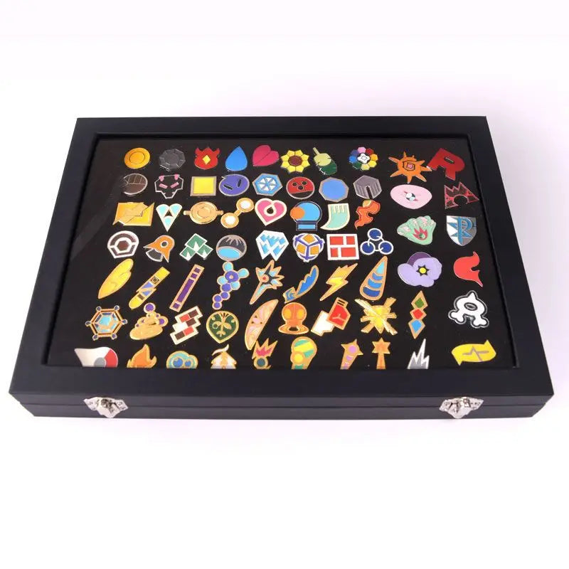 Pokemon Gym Badges Kanto Johto Hoenn Sinnoh Unova Kalo League Region Pins Brooches Orange Island Collection Pocket Monster