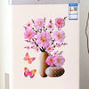 DIY 3D Stereo Stickers Simulation Flower Vase Self-Adhesive Wall Sticker Background Refrigerator Home Decorative Decals