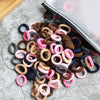 50/100pcs Kids Elastic Hair Bands Girls Gum Scrunchie Rubber Band for Children Nylon Hair Ties Headband Baby Hair Accessories