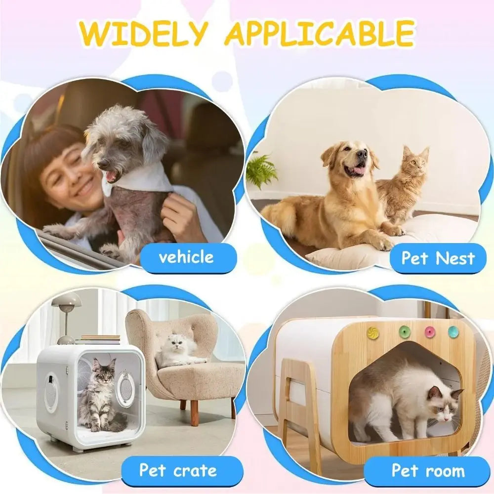 4Pcs Portable Pet Cages Pet Air Freshener Anti-Biting Safety Odour Eliminator for Pets Natural Odour Eliminators Pet Accessories