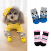 4pcs/set Winter Pet Dog Socks Anti-Slip Knitted Small Dogs Thick Warm Paw Protector Stockings For Dogs Booties Pet Accessories