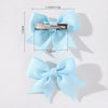 10Pcs/Set Cheer Bow Solid Ribbon Hair Clips Pin for Girl Handmade Bows Hairpin Barrettes Children Headwear Kids Hair Accessories