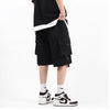 Men's summer thin outer wear trend ice sports sand casual cropped pants casual cargo shorts