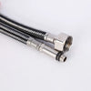 Faucet accessories 2PCS 60cm stainless steel nylon braided hose bathroom heat-resistant faucet basin sink kitchen hose G1/2 G3/8