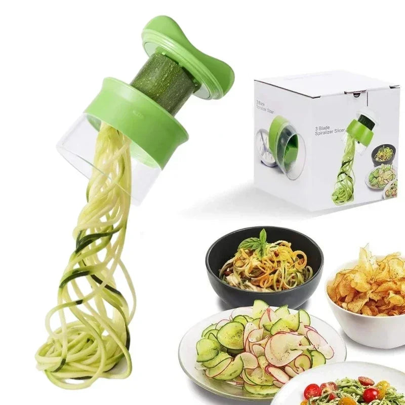 Rotary Grater Handheld Fruit and Vegetable Slicer Adjustable Spiral Grater Multi-function Cutter Salad Tools Kitchen Accessories
