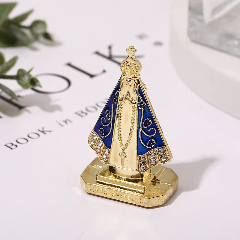 Prayer for the Cross of the Zinc Alloy Figurines, Prayer Figurines Room Decoration Bedroom Accessories Household Home Decoration