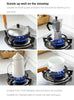 SHIMOYAMA Iron Gas Stove Cooker Plate Coffee Moka Pot Stand Kitchen Stovetop Reducer Ring Holder Durable Coffee Maker Shelf