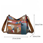 Load image into Gallery viewer, PU Leather Armpit Bags for Women, Shoulder Crossbody Bag, Ladies Vintage Underarm Handbags Suitable for mothers Mom to use
