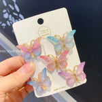 Load image into Gallery viewer, 5PCS Sweet Stereoscopic Color Gradient Cute Baby Hairpins Kids Hair Clips Children Headwear Princess Barrette Girls Accessories
