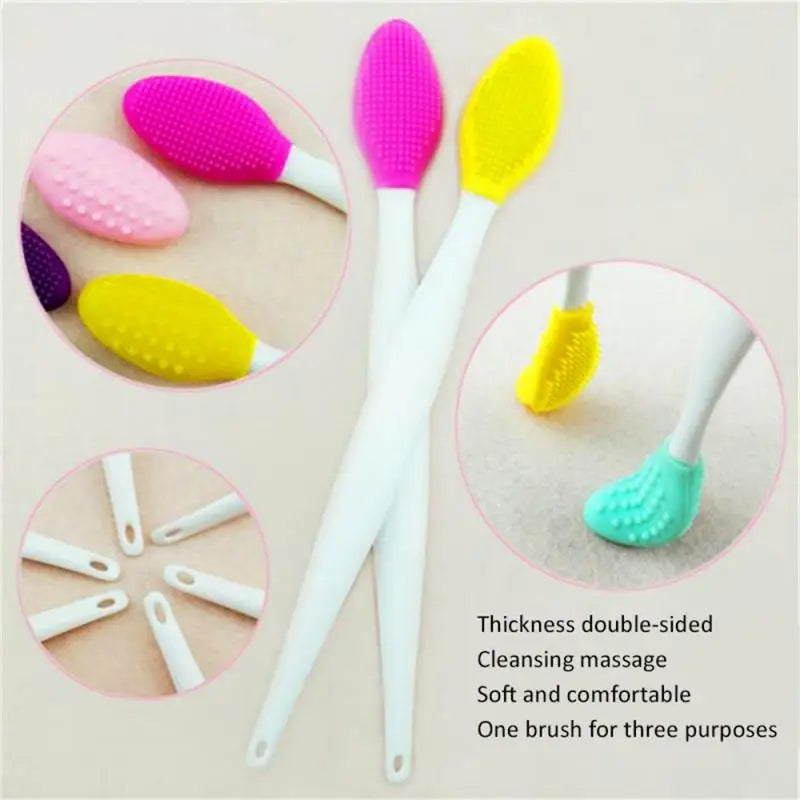 1~4PCS Nose Brush Safety Portable Cleaning Tools Multipurpose Silica Gel Convenient Health & Beauty Makeup Tools Durable