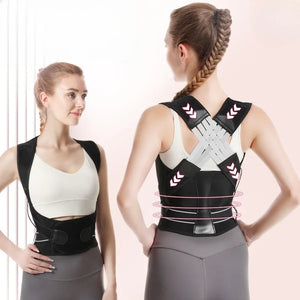 Posture Corrector for Women and Men, Adjustable Shoulder Posture Brace, Back Straightener Posture, Used for Middle Upper Spine