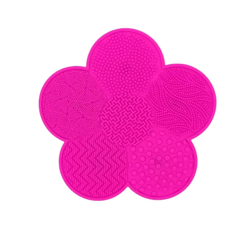 Silicone Washing plum blossom wash pad Makeup Brushes Washing Beauty Tools Scrub Board Makeup Tools Suction Cosmetic Foundation