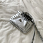 Load image into Gallery viewer, Mini Lock Buckle Shoulder Bag Leather Crossbody Bags Women Lipstick Coin Purse Storage Pouch Handbag Metal Chain Messenger Bag

