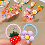 Load image into Gallery viewer, 10Pcs/Set New Cute Cartoon Headbands Girls Elastic Hair Bands Hair Accessories for Kids Scrunchies Headwear Ornaments Gift
