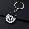 Zinc Alloy Creative Gift Car Metal Keychain Turbo Gear Wheel Hub Hanger Brake Disc Shock Absorber Hanger Cute Car Accessories