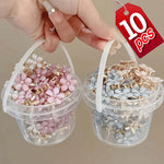 Load image into Gallery viewer, 1/10pcs Baby Girls Crystal Flower Hair Clips Fashion Metal Mini Hair Claw for Women Crab Hairpins Headwear Kids Hair Accessories
