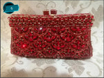 Load image into Gallery viewer, XIYUAN Women Rhinestones Clutch Purse Red Minaudiere Bag For Party Wedding Crystal Evening Bags Handbag Bridal Clutches Bag Lady

