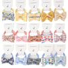 10Pcs/Lot  Children's Cute Headwear Hair Accessories Baby's Basic Bow Tie Band Set Small Scrunchie Kids Elastic Hair Ties