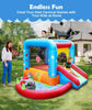 Inflatable Bounce House, Kids Castle Slide Bouncer for Children Jumping Outdoor and Indoor Party, Baby Backyard Water Jumper Toy