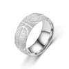 1 Piece Men Vintage Fashion Stainless Steel Basketball Sports Ring Frosted Finger Rings For Women Jewelry