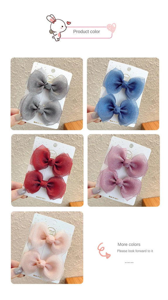 Children Bow Hairpin Kids Headwear Baby Hair Accessories Cute Girl Hairpin Fashion Hairpin Various Styles Kids Accessories