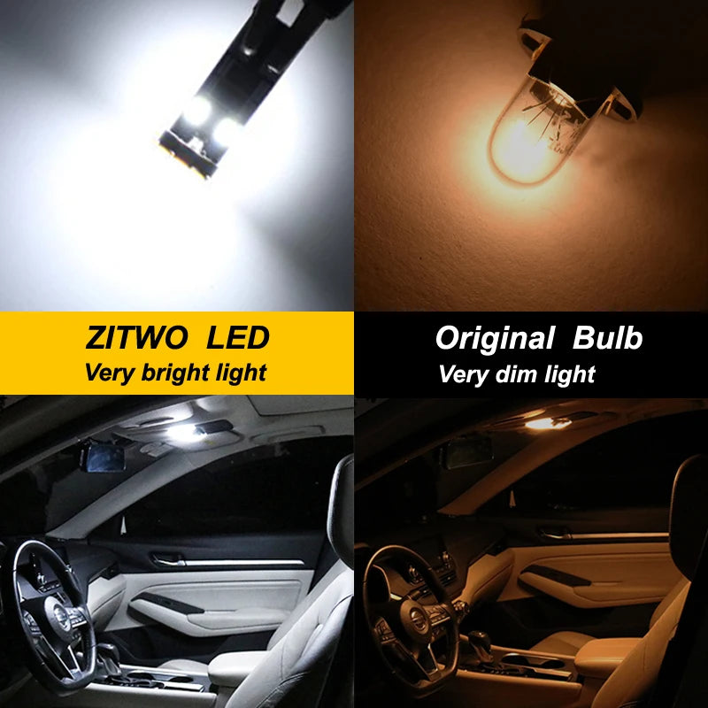 ZITWO Car LED Bulb Interior Light Kit For Renault Clio 2 3 4 5 II III IV V 1998- 2017 2018 2019 2020 2021 2022 2023 Accessories