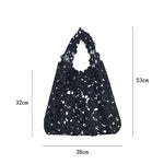 Load image into Gallery viewer, Lace Shoulder Bag 2024 Women Summer Fashion Designer Handbags Ladies Hollow Out Flower Solid Color Composite Crochet Bags
