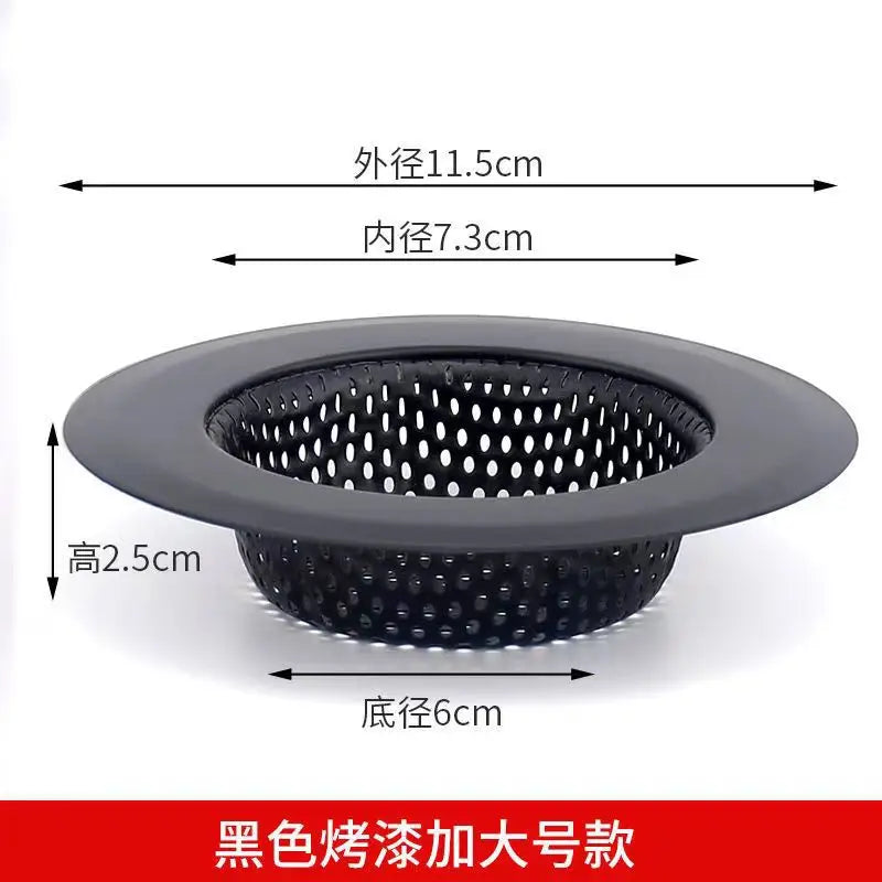 1PCS Kitchen Sink Filter Stainless Steel Mesh Strainer Wash Basin Drain Hole Trap Hair Catcher Stopper for Bathroom Accessories