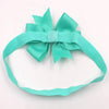 10pcs/lot Baby Girls Grosgrain Ribbon Hair Bows Headbands 3.2" Hair Band Kids Accessories for Infant Newborn Toddler Photo Props