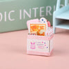 1:12 Dollhouse Miniature Toy Box Mini Cute Baby Toy Model Home Decor Living Scene Decor Toy Doll House Accessories