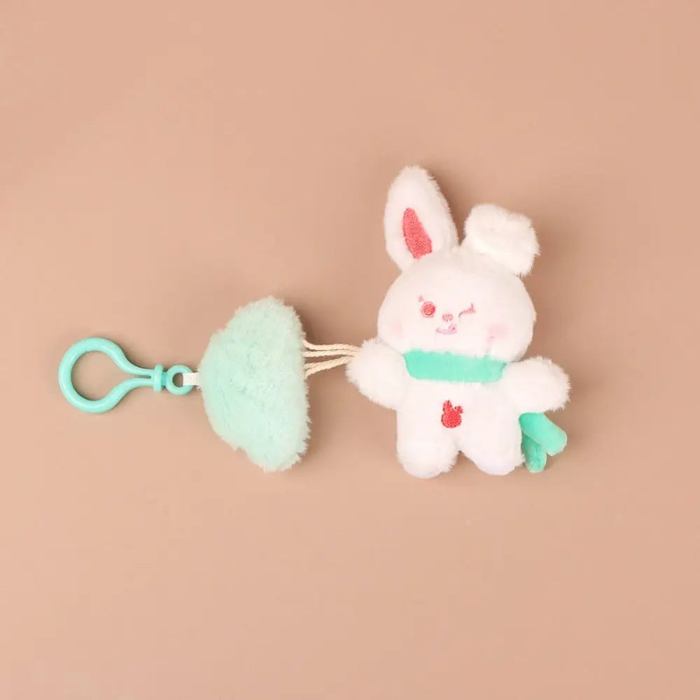 Cloud Balloon Plush Keychain Pet Cat Plush Doll Keyring Lovely Soft Plush Pendant Kids Gifts Accessories