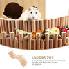 Guinea Pig Toys Hedgehog Arch Bridge Cave Wooden Fence Sugar Glider Guinea Pig Gerbils Pet Cage Accessories