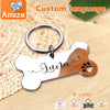 Personalized Pet Dog Tag Shiny Steel Free Engraving Kitten Puppy Anti-lost Collars Nameplate for Dog Address Tag Pet Accessoires