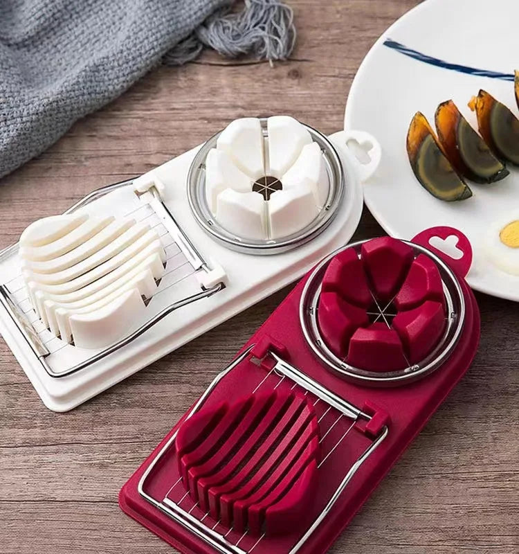 Egg Slicer Century Egg Magic Multi-function Egg Slicer Duck Egg Century Egg Slicer Half Slicer Cool Gadgets  Kitchen Items