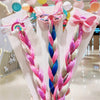 Girls Hair Bow Kids Rainbow Hair Tie Princess Accessories Toddler Snowflake Elastics Baby Accessories No Damage Braid