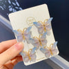 5PCS Sweet Stereoscopic Color Gradient Cute Baby Hairpins Kids Hair Clips Children Headwear Princess Barrette Girls Accessories