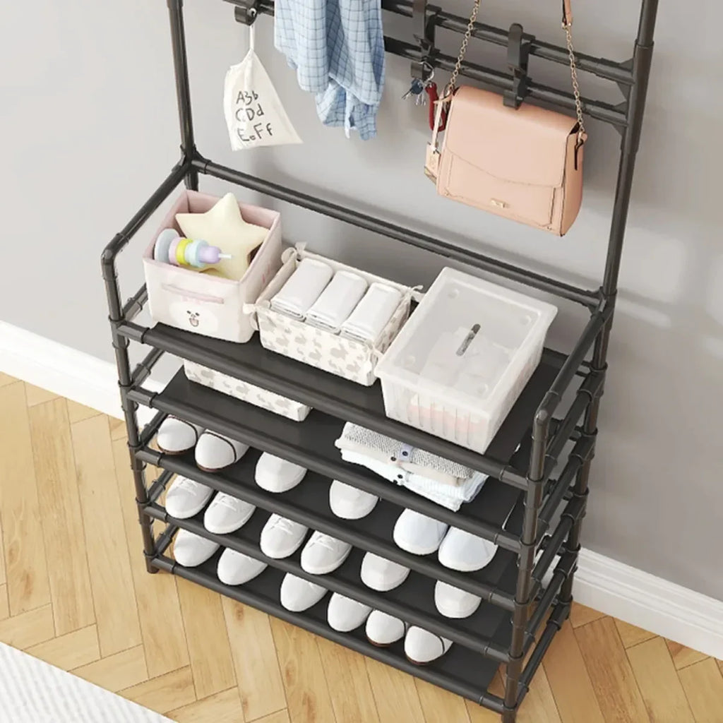 Shoe Multi-ayer Rack DIY Organizer Clothes Storage Load-bearing Organizer Hat Hanger Household Shoes  Multifunctional Shoe Rack