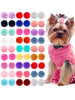 40PCS Pet Dog Hair Accessories Samll dog Puppy Cat Hair Bows Round Lace Bows rubber bands Pet Grooming products  2CM