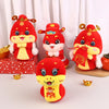 1PC Snake Year Mascot Doll Decoration Zodiac Snake Chinese Ornament New Year Gift Plush Toy Festival DIY Accessories